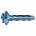 Midwest Fastener Sheet Metal Screw, #6 x 3/4 in, Zinc Plated Steel Hex Head Hex Drive, 35 PK 931708